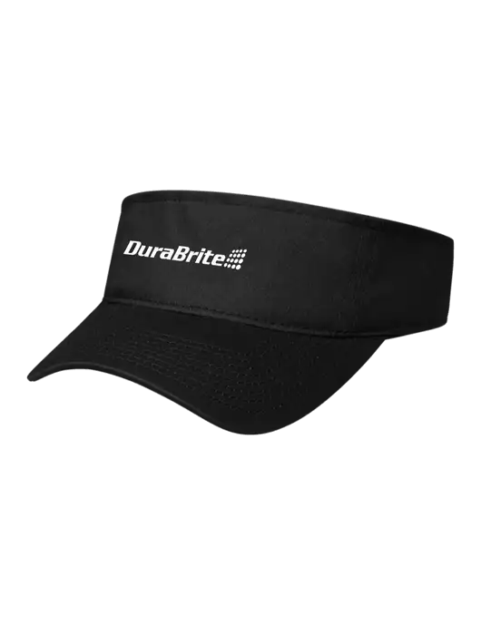 Black Cap Visor w/DuraBrite Logo