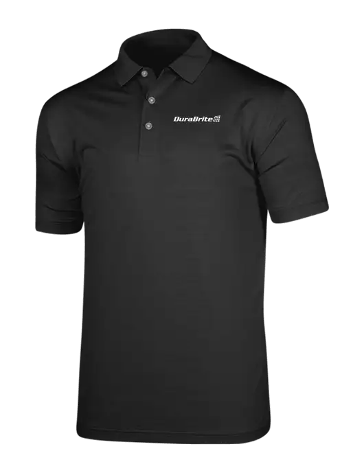 Callaway Vibrant Black Ventilated Polo w/DuraBrite Logo