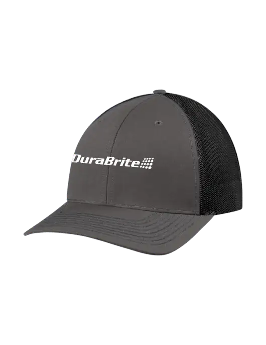 Richardson Adjustable Snapback Original 112 Trucker Cap Dark Grey w/Black Mesh w/DuraBrite Logo