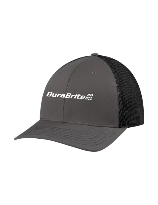 Richardson Adjustable Snapback Original 112 Trucker Cap Dark Grey w/Black Mesh w/DuraBrite Logo
