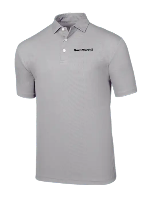 Callaway Birdseye Light Grey Polo w/DuraBrite Logo