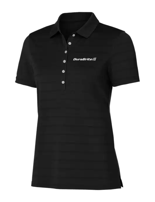Callaway Womens Black Ventilated Polo w/DuraBrite Logo