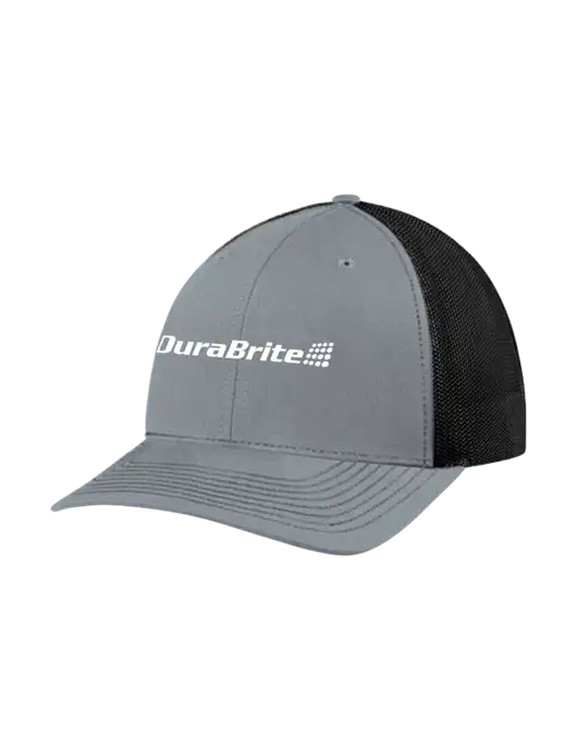 Richardson Adjustable Snapback Original 112 Trucker Cap Heather Grey w/Black Mesh w/DuraBrite Logo