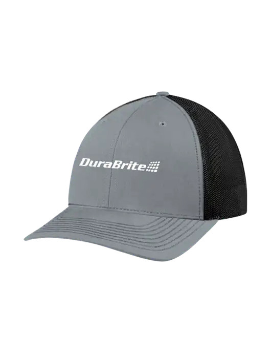 Richardson Adjustable Snapback Original 112 Trucker Cap Heather Grey w/Black Mesh w/DuraBrite Logo