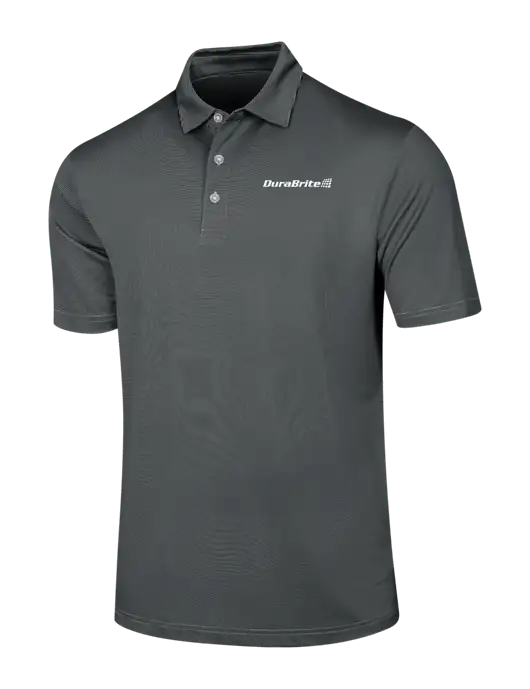 Callaway Black Fine Line Stripe Polo w/DuraBrite Logo