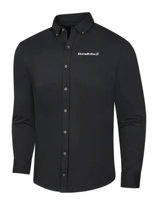 OGIO Blacktop Modern Code Stretch Button-Up Shirt w/DuraBrite Logo