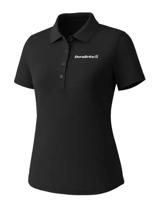 Callaway Womens Core Black Performance Polo w/DuraBrite Logo