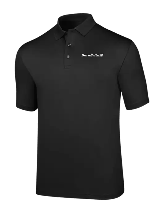 Callaway Opti-Dri Black Chev Polo w/DuraBrite Logo