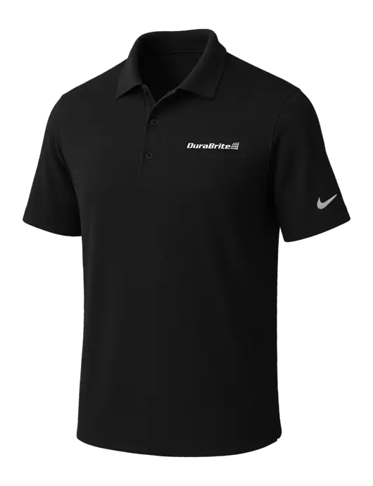 NIKE Black Dri-Fit Micro Pique Polo w/DuraBrite Logo