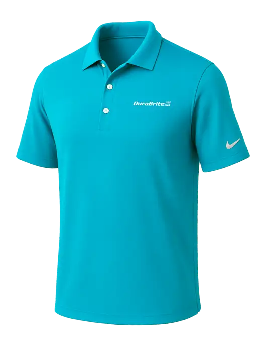 NIKE Sapphire Blue Dri-Fit Micro Pique Polo w/DuraBrite Logo