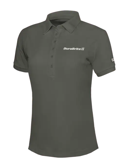 OGIO Womens Medium Grey Jewel Polo w/DuraBrite Logo