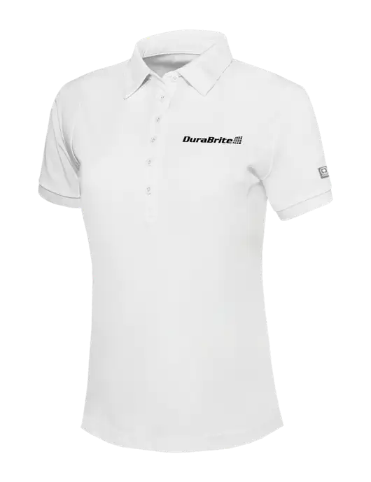 OGIO Womens Bright White Jewel Polo w/DuraBrite Logo