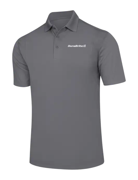Medium Grey Micropique Sport-Wick Polo w/DuraBrite Logo