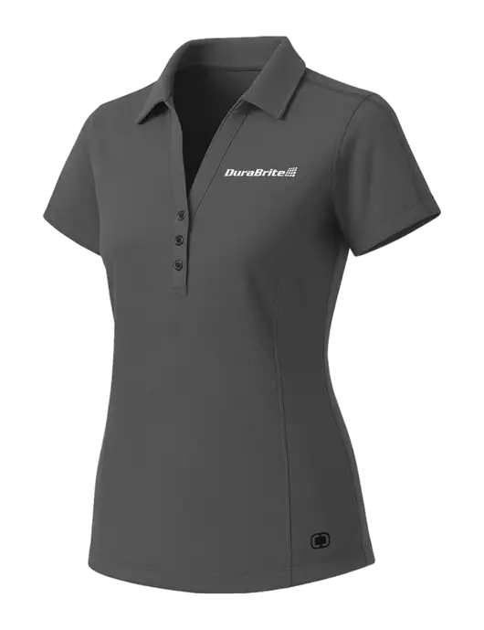 OGIO Womens Medium Grey ONYX Polo w/DuraBrite Logo