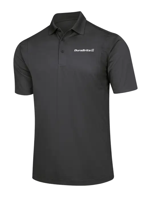 Dark Grey Micropique Sport-Wick Polo w/DuraBrite Logo