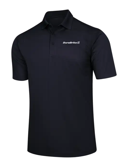 Black Micropique Sport-Wick Polo w/DuraBrite Logo