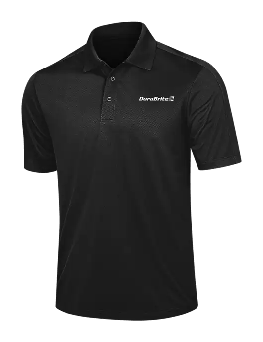 Black Diamond Textured Jacquard Polo w/DuraBrite Logo