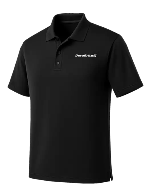 Black Dry Zone UV Micro Mesh Polo w/DuraBrite Logo