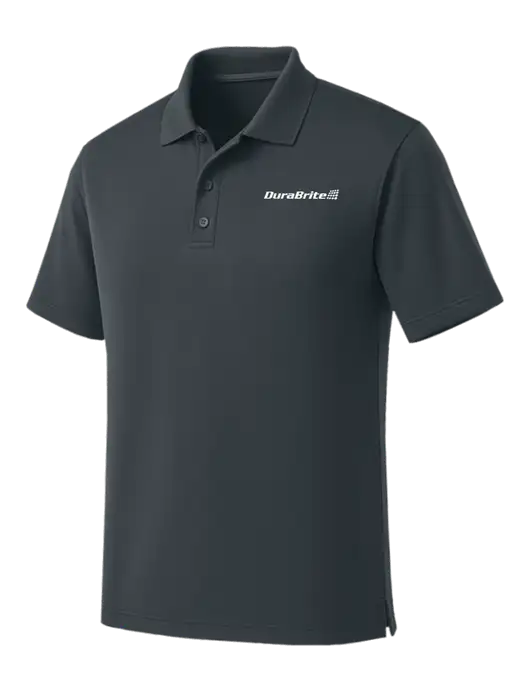 Dark Grey Dry Zone UV Micro Mesh Polo w/DuraBrite Logo
