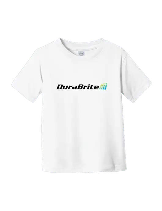 Rabbit Skins White Toddler Fine Jersey Tee w/DuraBrite Logo