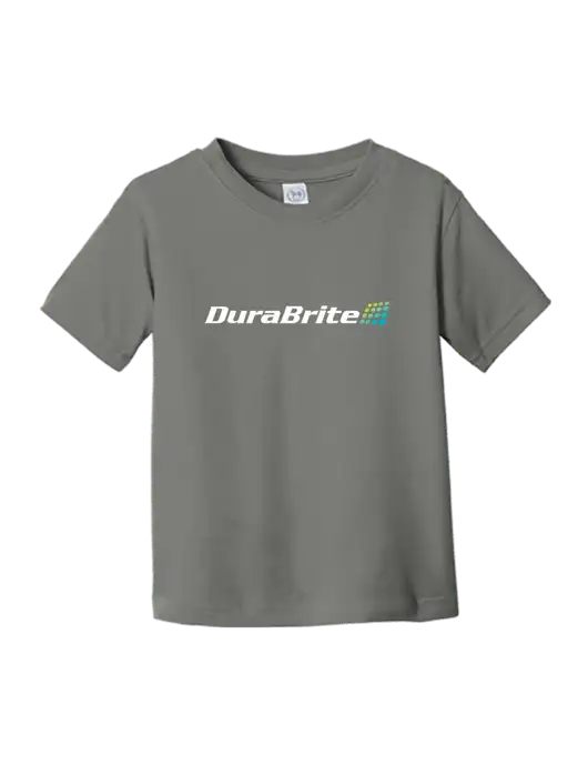 Rabbit Skins Charcoal Toddler Fine Jersey Tee w/DuraBrite Logo