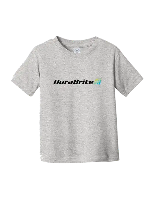 Rabbit Skins Light Grey Heather Toddler Fine Jersey Tee w/DuraBrite Logo