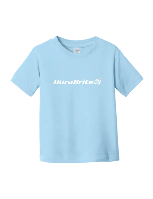 Rabbit Skins Light Blue Toddler Fine Jersey Tee w/DuraBrite Logo
