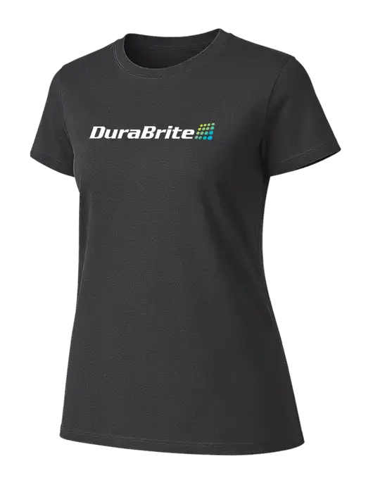 Womens Ring Spun Charcoal 4.5 oz T-Shirt w/DuraBrite Logo