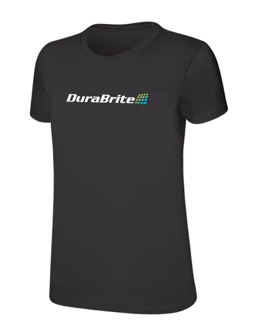Womens Ring Spun Charcoal 4.5 oz T-Shirt w/DuraBrite Logo