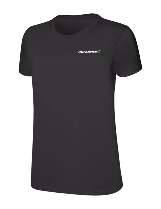Womens Ring Spun Charcoal 4.5 oz T-Shirt w/DuraBrite Logo