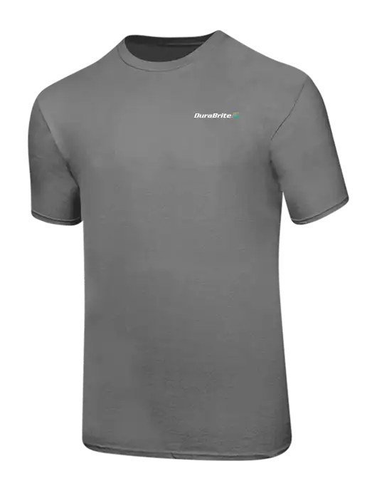 Ring Spun Medium Grey 4.5 oz T-Shirt w/DuraBrite Logo