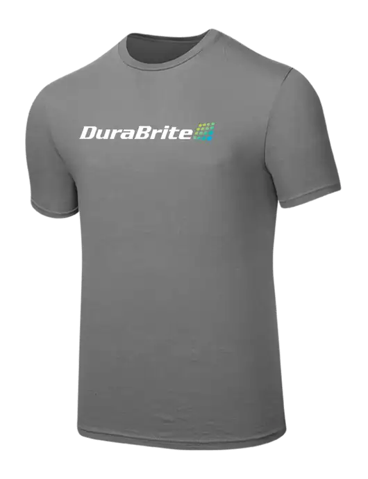 Seriously Soft Medium Grey T-Shirt w/DuraBrite Logo