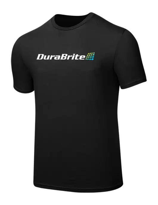 Seriously Soft Black T-Shirt w/DuraBrite Logo