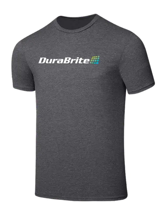 Seriously Soft Heathered Charcoal T-Shirt w/DuraBrite Logo