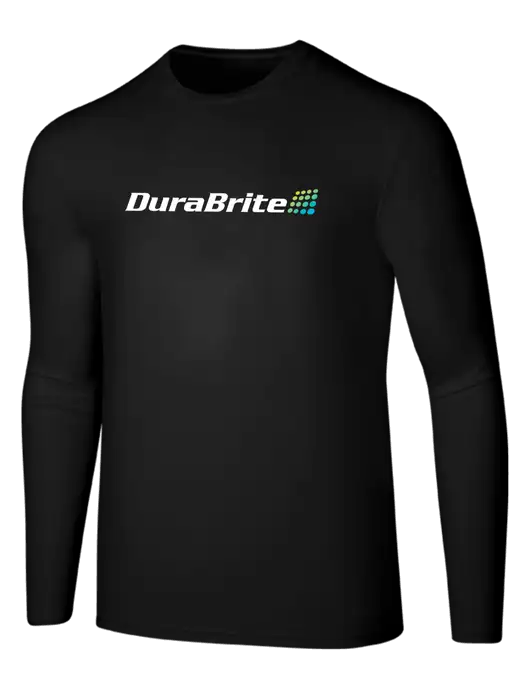 Seriously Soft Black Long Sleeve T-Shirt w/DuraBrite Logo