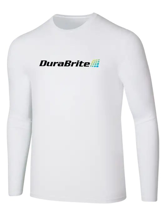 Seriously Soft White Long Sleeve T-Shirt w/DuraBrite Logo