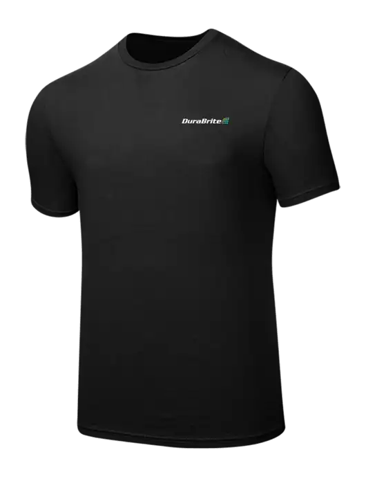 Seriously Soft Black T-Shirt w/DuraBrite Logo
