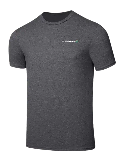 Seriously Soft Heathered Charcoal T-Shirt w/DuraBrite Logo