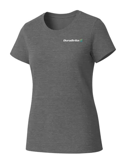 Womens Seriously Soft Grey Frost T-Shirt w/DuraBrite Logo