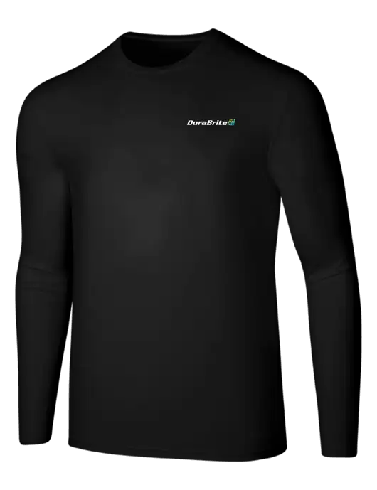 Seriously Soft Black Long Sleeve T-Shirt w/DuraBrite Logo