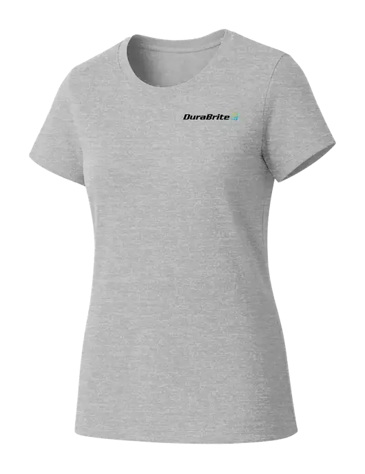 Womens Seriously Soft Light Heathered Grey T-Shirt w/DuraBrite Logo