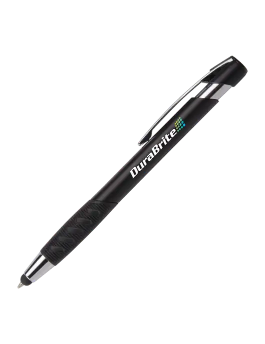 Alize Black Stylus Black Ink Pen w/DuraBrite Logo