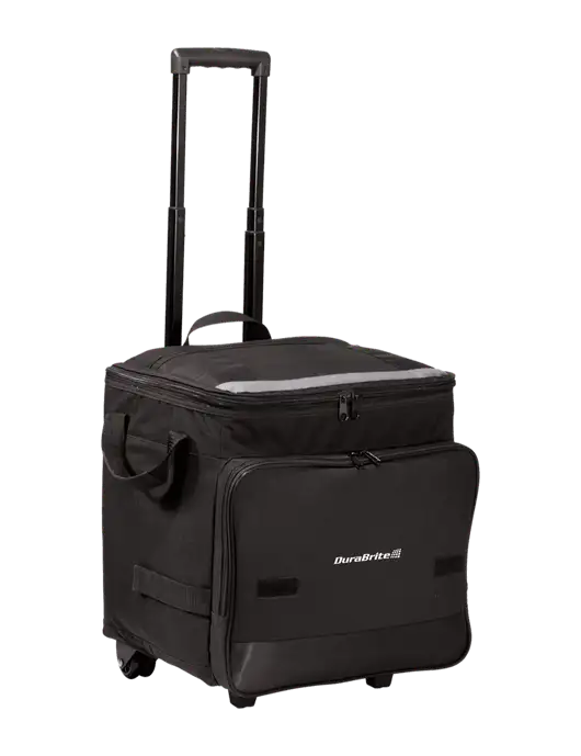 Black Rolling Cooler w/DuraBrite Logo