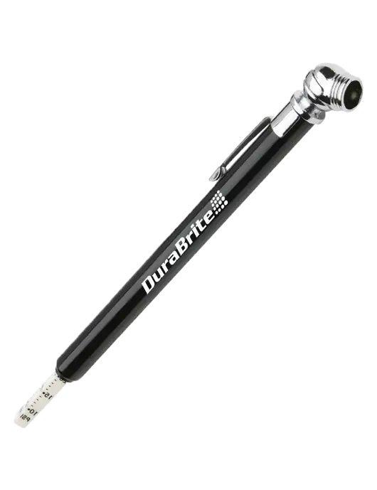 Quick View Black Tire Gauge w/DuraBrite Logo