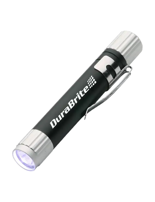 Black Aluminum LED Penlight w/DuraBrite Logo