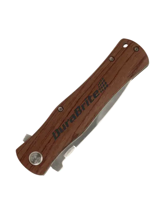 Wood Handle Knife w/DuraBrite Logo