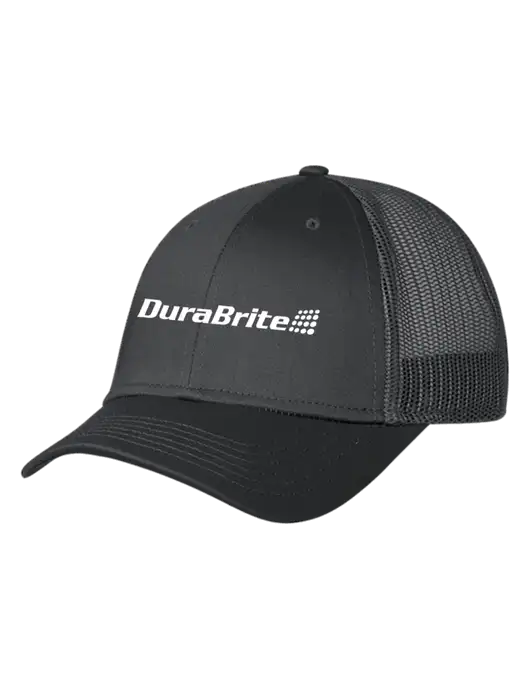 Charcoal Mesh Trucker Cap Snap Back w/DuraBrite Logo