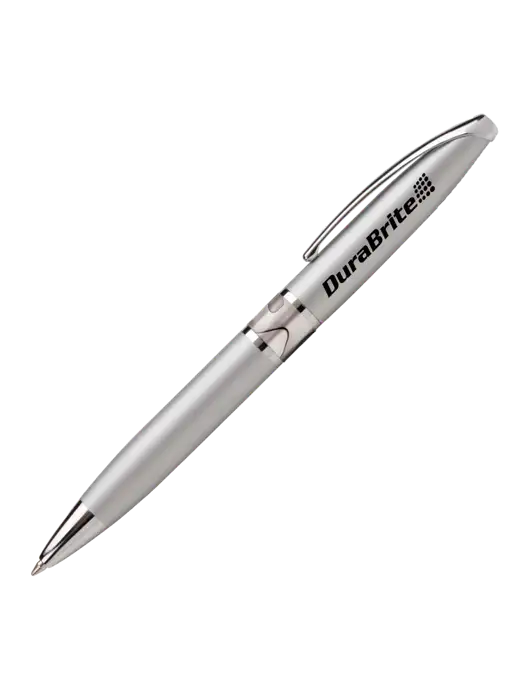Illusion Silver Pen - Black Ink w/DuraBrite Logo
