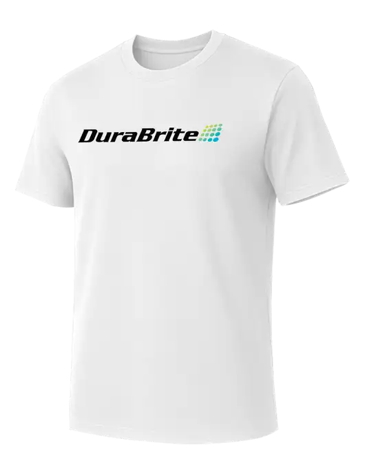 Allmade Bright White Organic Cotton Tee w/DuraBrite Logo