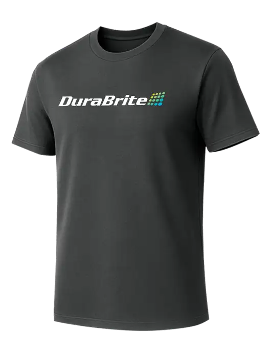 Allmade Charcoal Grey Organic Cotton Tee w/DuraBrite Logo